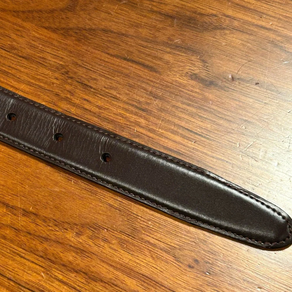 Dark Brown Belt Leather Size 30